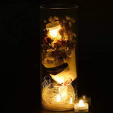 1Pcs Waterproof Wedding Underwater LED Tealight Submersible LED Candle Lights for Vase Floral Xmas Holidays Home Decor Lighting