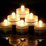 1Pcs Waterproof Wedding Underwater LED Tealight Submersible LED Candle Lights for Vase Floral Xmas Holidays Home Decor Lighting