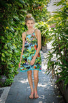 Tropical Swimsuit Cover dress