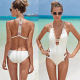 One Piece Monokini Vintage Swimwear