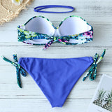 Leaves Print Bikini Swimsuit summer 2020