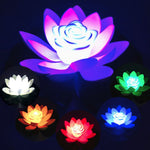 Lotus-shaped Floating Flower LED Lamp